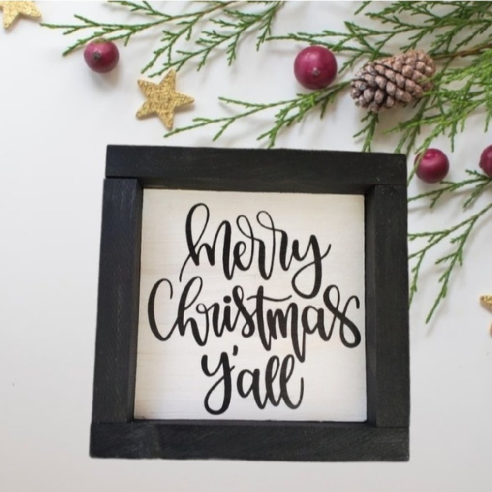 Handcrafted |Christmas Decor Sign [Wall/Shelf Art]
